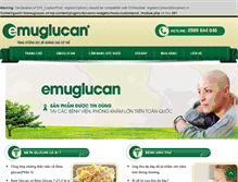 Tablet Screenshot of emuglucan.vn